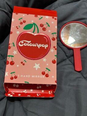 ColourPop Cherry Hand Mirror – Pink & Red Cherry Design